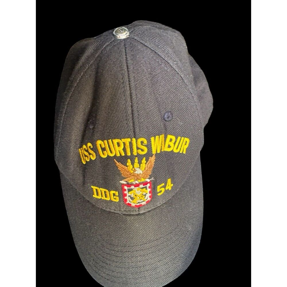 USS CURTIS WILBUR DDG 54 The Corps US Navy Baseball Cap Hat One Size